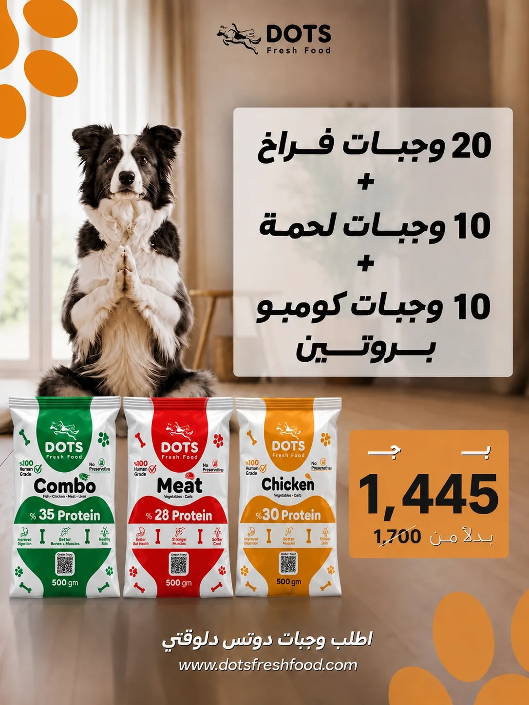Beef & Combo Protein Bundle - 40 Fresh Meals for Dogs