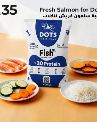 Fresh Salmon Fish Meal for Dogs