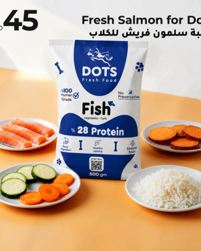 Fresh Salmon Fish Meal for Dogs